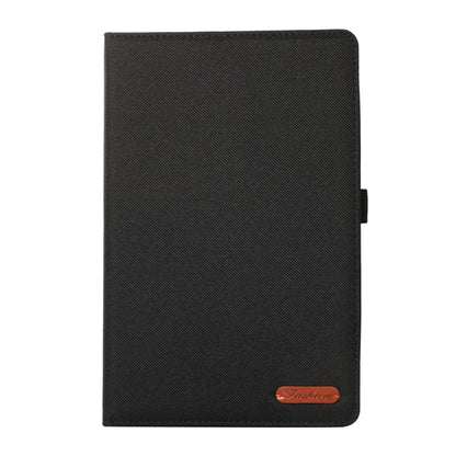 For Lenovo Tab M9 Fabric Leather Tablet Case(Black) by bashfashion