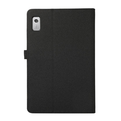 For Lenovo Tab M9 Fabric Leather Tablet Case(Black) by bashfashion