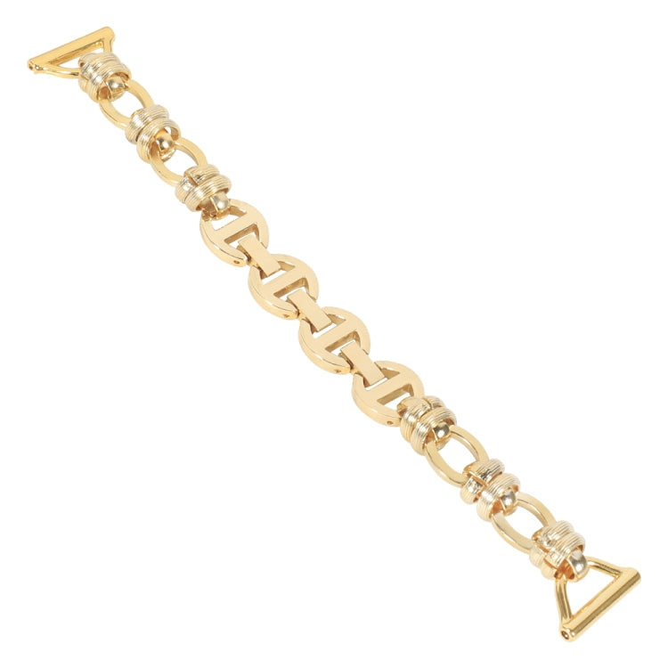 20mm Universal Metal Screw Chain Watch Band(Gold) by bashfashion
