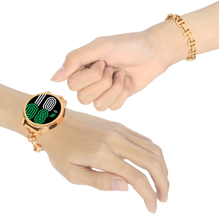 20mm Universal Metal Screw Chain Watch Band(Gold) by bashfashion