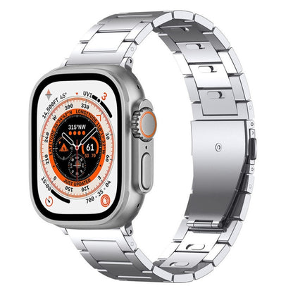 Quick Disassembly Titanium Alloy Watch Band For Apple Watch Ultra 49mm&Watch Ultra 2 49mm / Series 9&8&7 45mm / SE 3&SE 2&6&SE&5&4 44mm / 3&2&1 42mm (Silver) by bashfashion