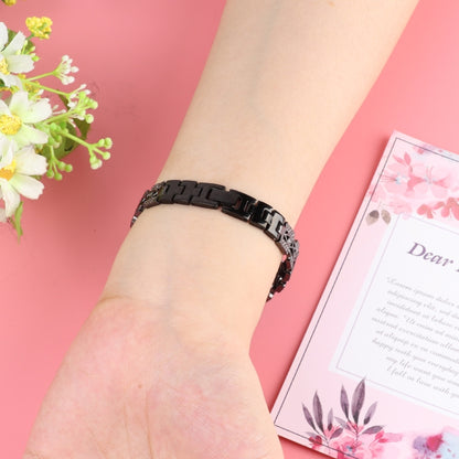 Copper Eye Metal Watch Band For Apple Watch Ultra 49mm&Watch Ultra 2 49mm / Series 9&8&7 45mm / SE 3&SE 2&6&SE&5&4 44mm / 3&2&1 42mm(Black) by bashfashion