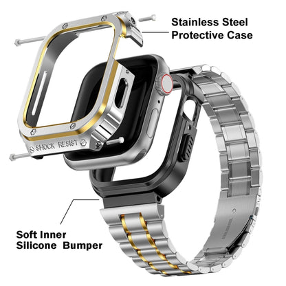 Metal Integrated Watch Protective Case For Apple Watch Ultra 3 / 2 / 1 49mm(Silver) by bashfashion