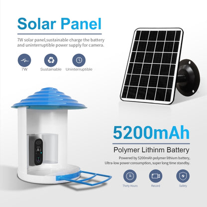 ESCAM PT389 IP66 Waterproof 2MP PIR Motion Detection Two-way Audio Night Vision WiFi Camera with AI Bird Recognition Bird Watching House by ESCAM