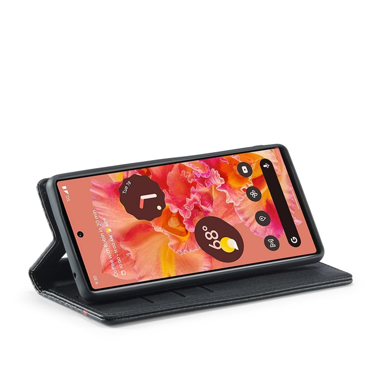 For Google Pixel 7a LC.IMEEKE Carbon Fiber Leather Phone Case(Horizontal Black) by LC.IMEEKE