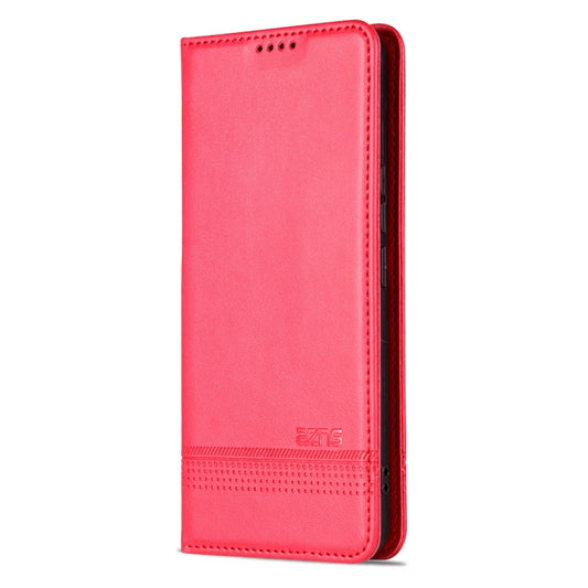 For Honor 80 GT AZNS Magnetic Calf Texture Flip Leather Phone Case(Red) by AZNS
