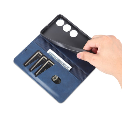 For Honor Play 40 AZNS Magnetic Calf Texture Flip Leather Phone Case(Dark Blue) by AZNS