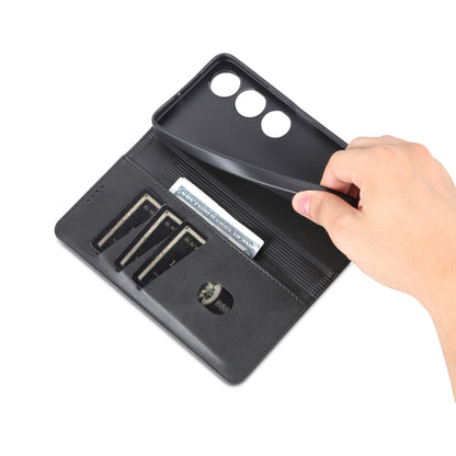 For Honor Play 40 AZNS Magnetic Calf Texture Flip Leather Phone Case(Black) by AZNS