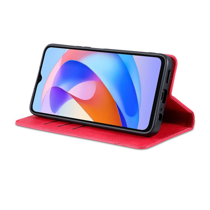 For Honor Play 40 AZNS Magnetic Calf Texture Flip Leather Phone Case(Red) by AZNS