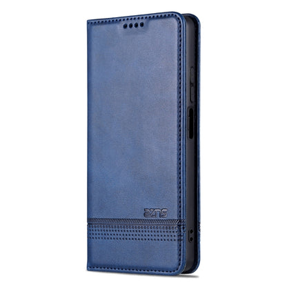 For Honor Play 50 Plus AZNS Magnetic Calf Texture Flip Leather Phone Case(Dark Blue) by AZNS