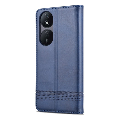 For Honor Play 50 Plus AZNS Magnetic Calf Texture Flip Leather Phone Case(Dark Blue) by AZNS