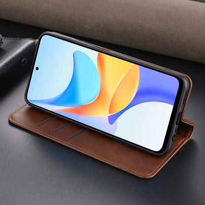 For Honor Play 50 Plus AZNS Magnetic Calf Texture Flip Leather Phone Case(Dark Blue) by AZNS