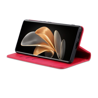 For Honor Magic6 Lite 5G/X9b AZNS Magnetic Calf Texture Flip Leather Phone Case(Red) by AZNS