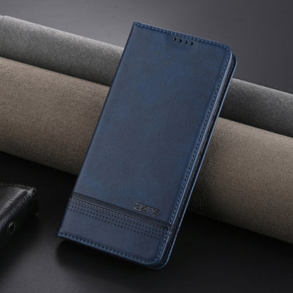 For Honor 200 Pro AZNS Magnetic Calf Texture Flip Leather Phone Case(Dark Blue) by AZNS