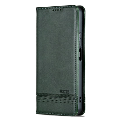 For Honor Play 60 Plus AZNS Magnetic Calf Texture Flip Leather Phone Case(Dark Green) by AZNS