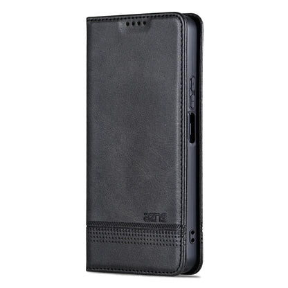 For Honor Play 60 Plus AZNS Magnetic Calf Texture Flip Leather Phone Case(Black) by AZNS