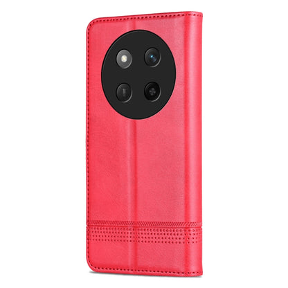 For Honor X60 Pro AZNS Magnetic Calf Texture Flip Leather Phone Case(Red) by AZNS
