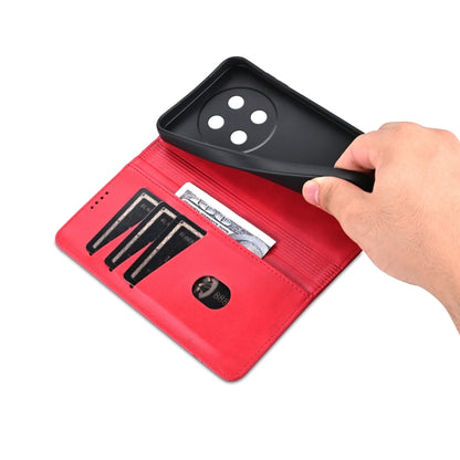 For Honor X60 Pro AZNS Magnetic Calf Texture Flip Leather Phone Case(Red) by AZNS