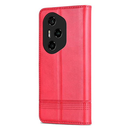 For Honor 300 Pro AZNS Magnetic Calf Texture Flip Leather Phone Case(Red) by AZNS