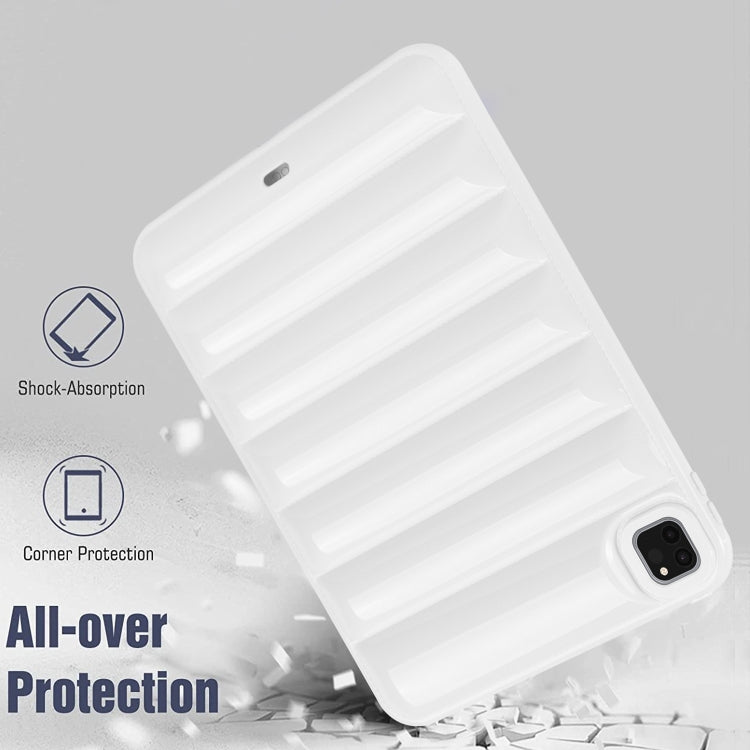 For iPad Pro 11 2022 / 2021 / 2020 Eiderdown Cushion Shockproof Tablet Case(White) by bashfashion