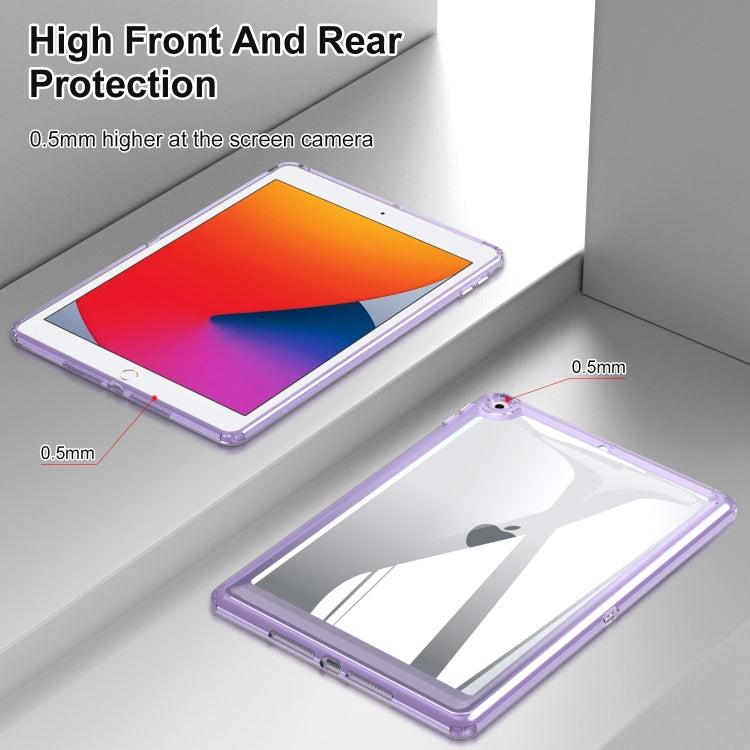 For iPad 10.2 2021 / 2020 / 2019 Transparent Acrylic Tablet Case(Transparent) by bashfashion