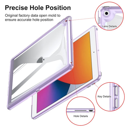 For iPad 10.2 2021 / 2020 / 2019 Transparent Acrylic Tablet Case(Transparent) by bashfashion