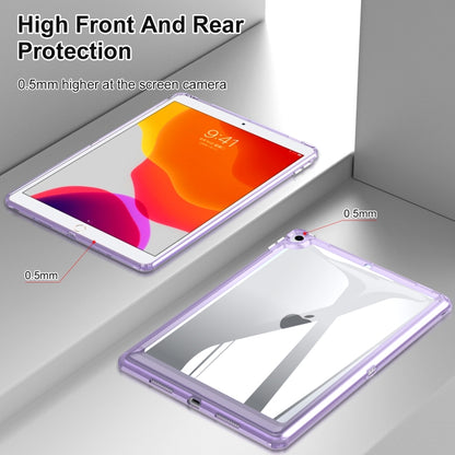For iPad Air 3 10.5 2019 Transparent Acrylic Tablet Case(Light Purple) by bashfashion