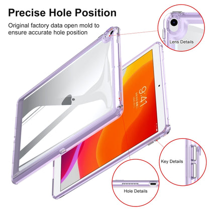 For iPad Air 3 10.5 2019 Transparent Acrylic Tablet Case(Light Purple) by bashfashion