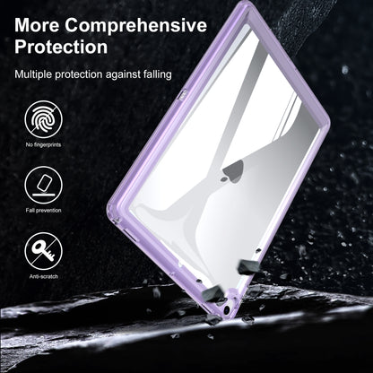 For iPad Air 3 10.5 2019 Transparent Acrylic Tablet Case(Light Purple) by bashfashion