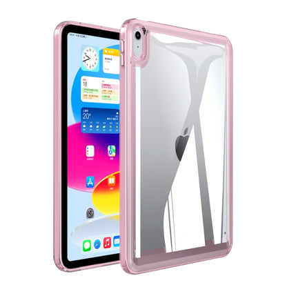 For iPad 2025 / 2022 Transparent Acrylic Tablet Case(Pink) by bashfashion