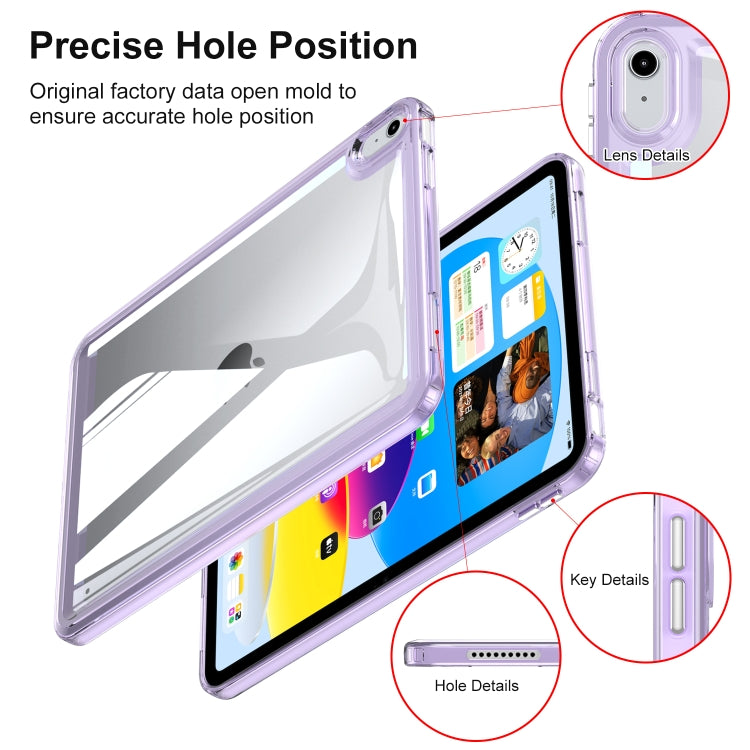 For iPad 2025 / 2022 Transparent Acrylic Tablet Case(Transparent) by bashfashion