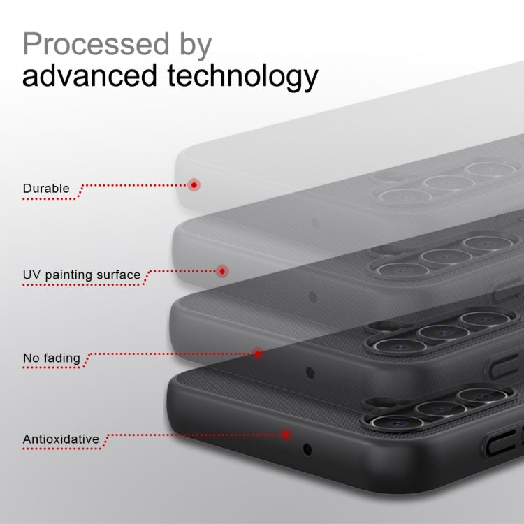 For Samsung Galaxy A14 4G NILLKIN Frosted PC Phone Case(Blue) by NILLKIN