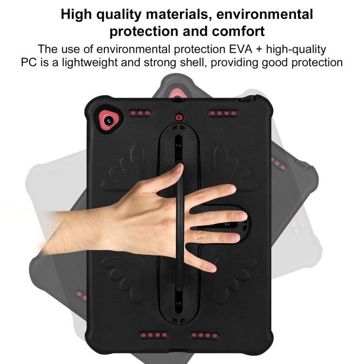 Shield 360 Rotation Handle EVA Shockproof PC Tablet Case For iPad 10.2 2019/2020/2021/Pro 10.5 2017/Air 2019 (Black) by bashfashion