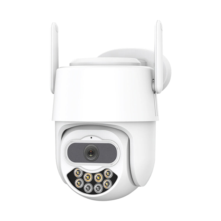 QX82 400W Dual Screen Dual Channel Synchronous Monitoring IP Camera, Plug:EU Plug by bashfashion