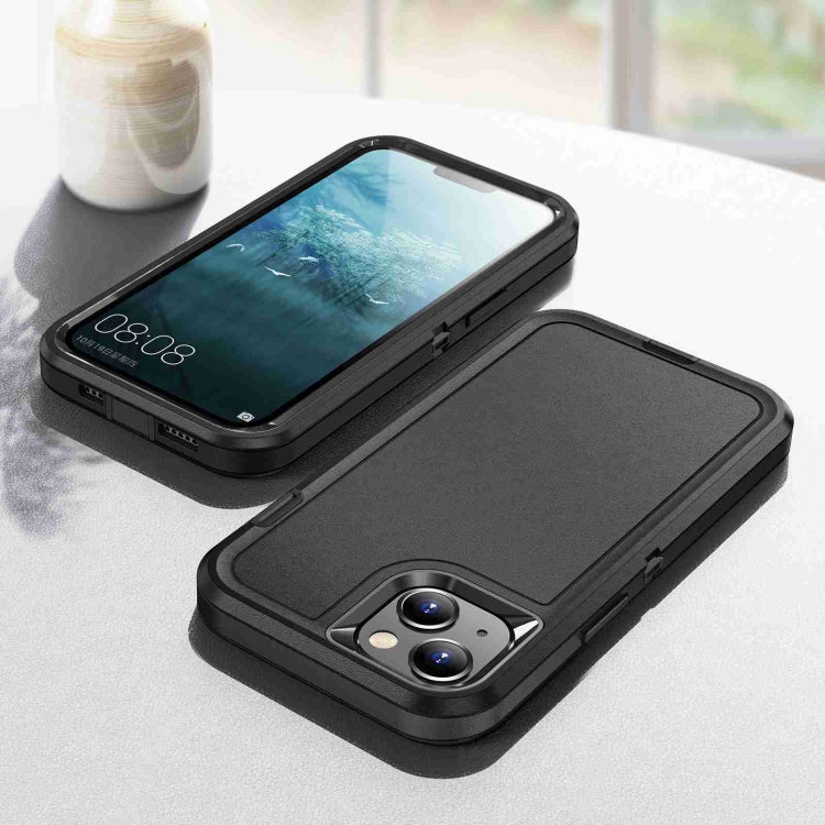 For iPhone 14 / 13 Life Waterproof Rugged Phone Case(Black) by bashfashion