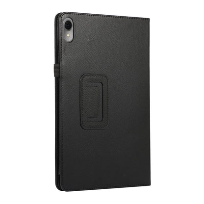 For Huawei MatePad 11 2023 Litchi Texture Leather Tablet Case with Holder(Black) by bashfashion