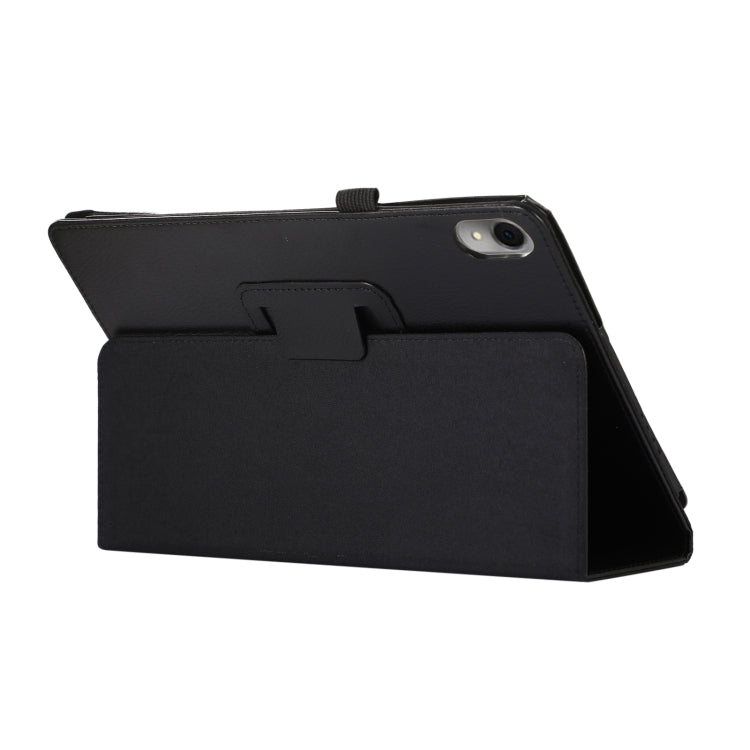 For Huawei MatePad 11 2023 Litchi Texture Leather Tablet Case with Holder(Black) by bashfashion