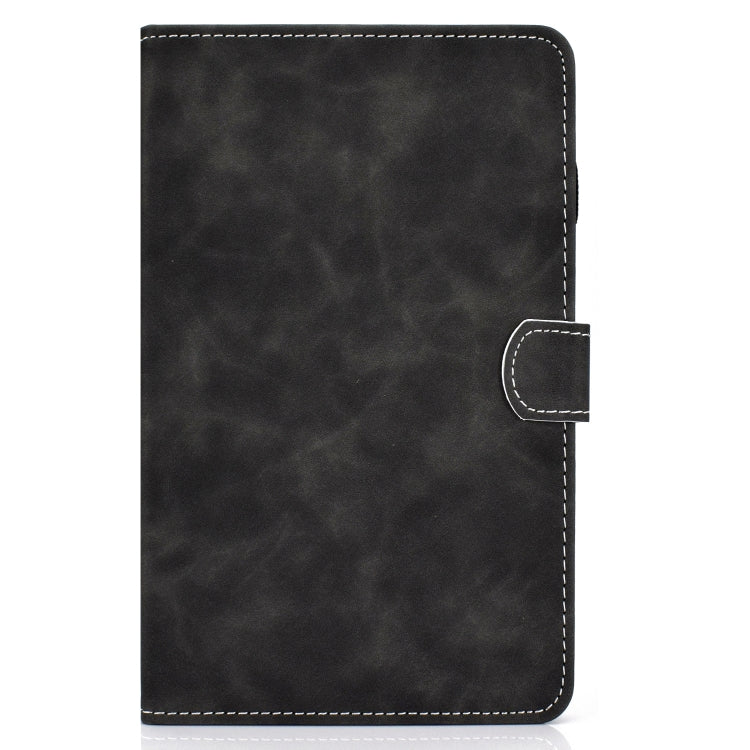 For Huawei MatePad 10.4 2022 Cowhide Texture Leather Tablet Case(Black) by bashfashion