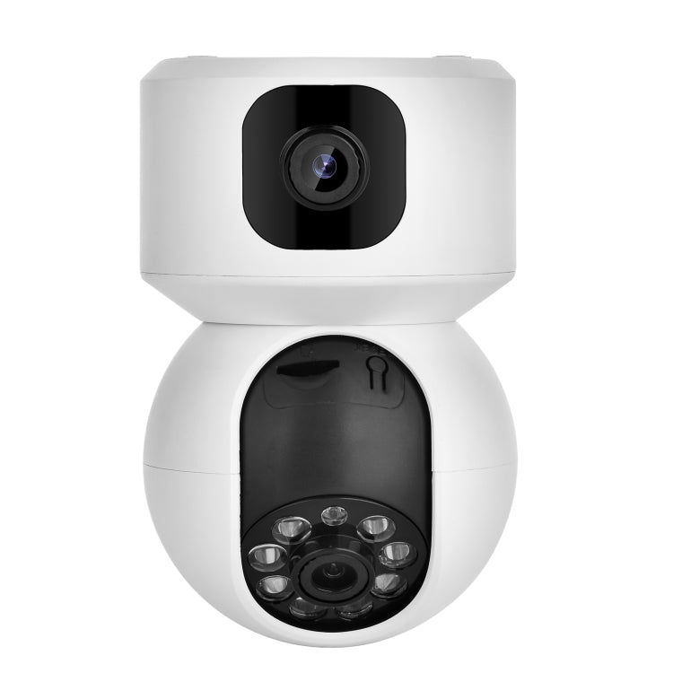 YT66 Dual 2MP Wireless Smart PTZ Camera, Plug:EU Plug by bashfashion