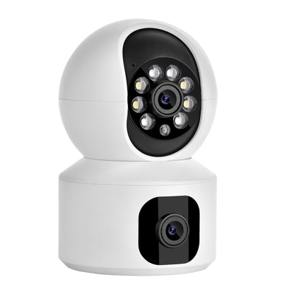 YT66 Dual 2MP Wireless Smart PTZ Camera, Plug:UK Plug by bashfashion