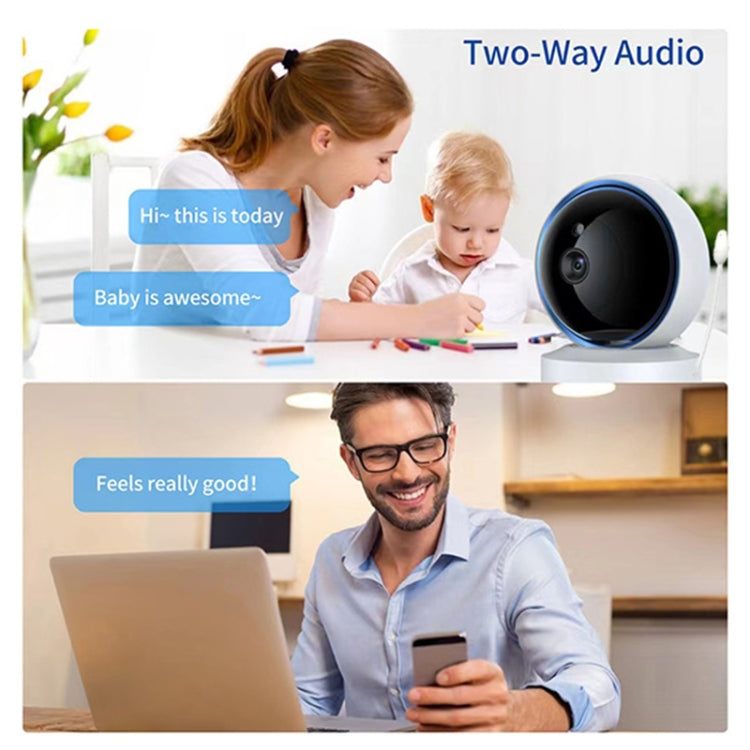 YT50 3MP Smart WIFI PTZ Camera Baby Monitor, Plug:AU Plug by bashfashion
