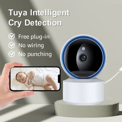 YT50 3MP Smart WIFI PTZ Camera Baby Monitor, Plug:EU Plug by bashfashion