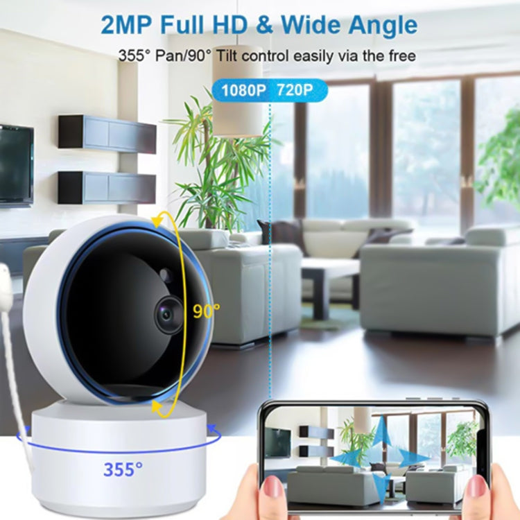YT50 3MP Smart WIFI PTZ Camera Baby Monitor, Plug:EU Plug by bashfashion