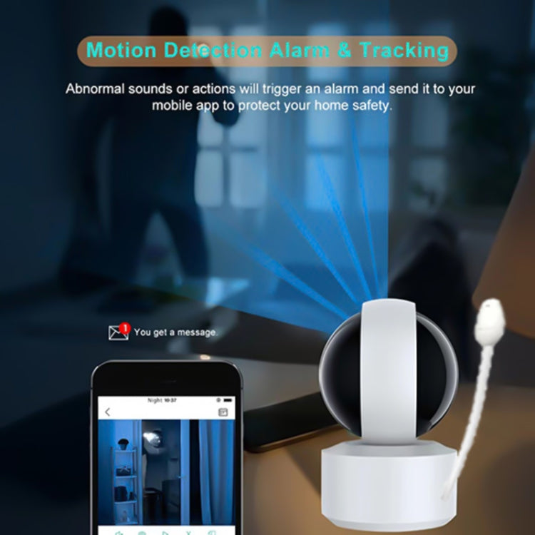 YT50 3MP Smart WIFI PTZ Camera Baby Monitor, Plug:EU Plug by bashfashion