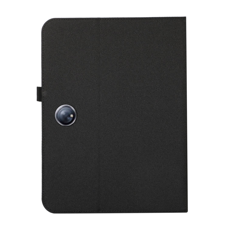 For OPPO Pad 2 Fabric Leather Tablet Case(Black) by bashfashion