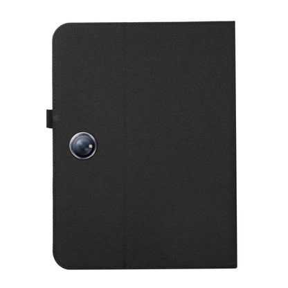 For OPPO Pad 2 Fabric Leather Tablet Case(Black) by bashfashion