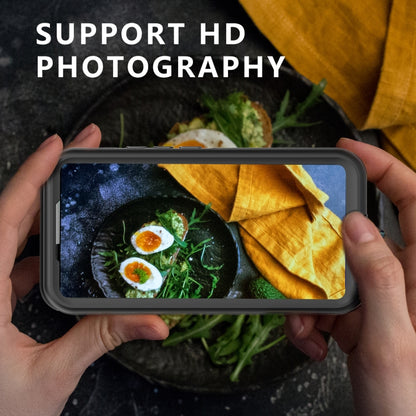 For Samsung Galaxy A54 5G RedPepper Transparent Dot Shockproof Waterproof PC + TPU Phone Case(Black) by RedPepper