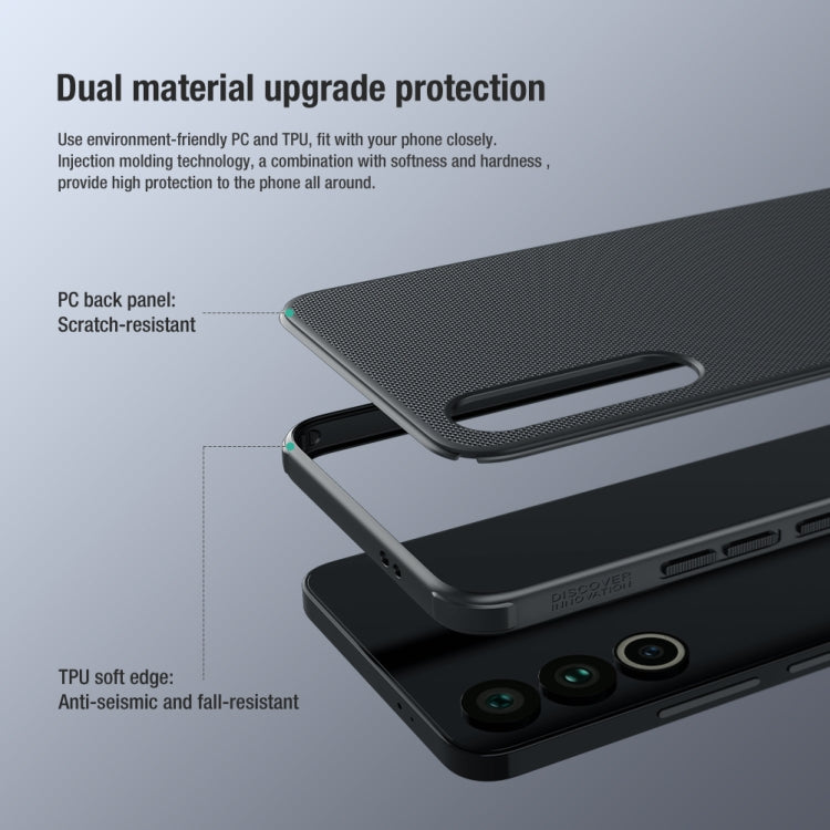 For Meizu 20 NILLKIN Frosted Shield Pro PC + TPU Phone Case(Black) by NILLKIN