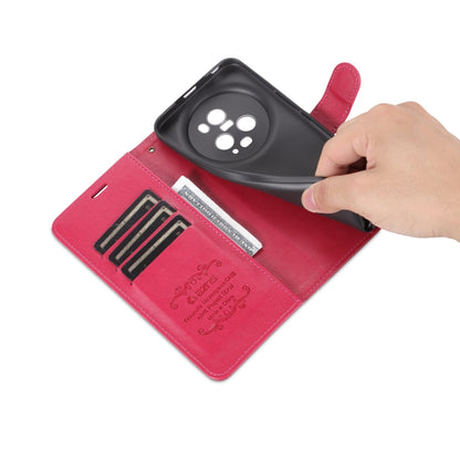 For Honor Magic5 Pro AZNS Sheepskin Texture Flip Leather Phone Case(Red) by AZNS