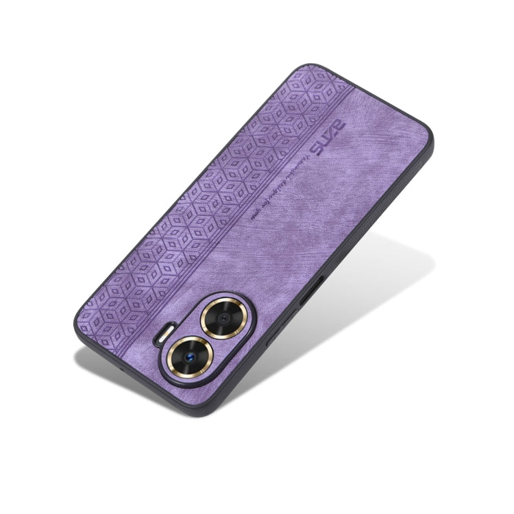 For Huawei Enjoy 60 AZNS 3D Embossed Skin Feel Phone Case(Purple) by AZNS